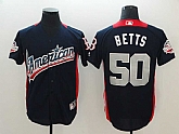 American League 50 Mookie Betts Navy 2018 MLB All Star Game Home Run Derby Jersey,baseball caps,new era cap wholesale,wholesale hats